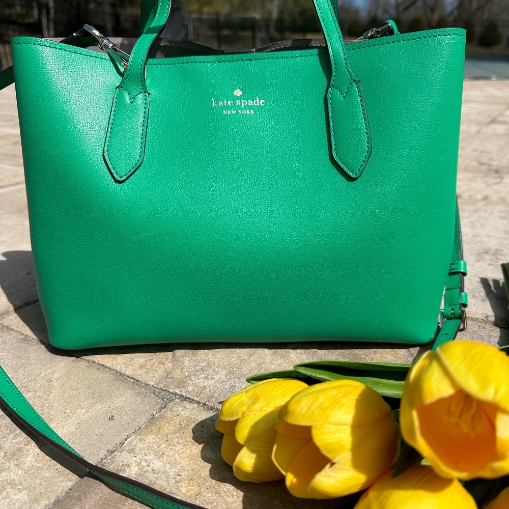 Kate Spade Snow Pea Harper Satchel (NWOT)